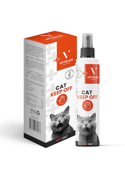 Vetdeluxe Cat Keep Off Kedi İşaretleme Engelleyici İç Mekan Uzaklaştırıcı