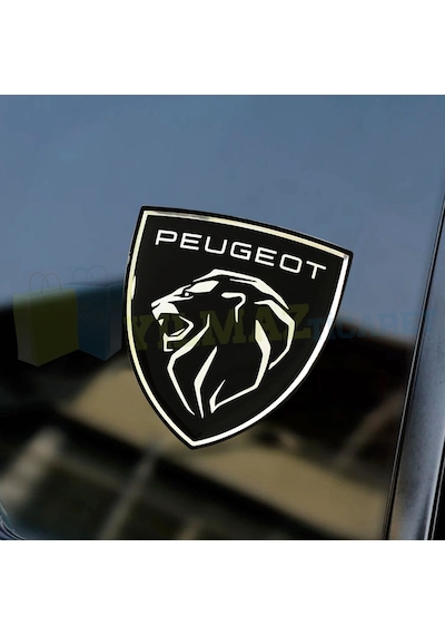 Peugeot Arma 3D Oto Damla Sticker Yapıştırma 2 Adet Yüksek Kalite