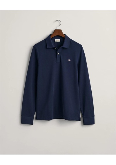 Gant Erkek Lacivert Regular Fit Logolu Polo-lacivert Lacivert