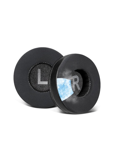 Jbl T450bt 460bt Tune 500bt 510bt 520bt 525bt 530bt 560bt 570bt & E40bt & Jr Serisi İle Uyumlu Soğutucu Jel Kulaklık Pedi - İpeksi Kumaş & Hafızalı Köpük Kulaklık Süngeri Siyah