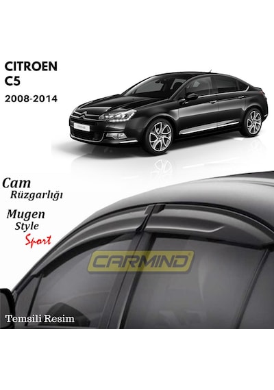 Citroen C5 Mugen Cam Rüzgarlığı 2008-2014
