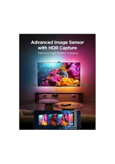 3s Pro Tr Arkası Led Şerit Ambiyans Aydınlatma, Tv Renk Senkronizasyonu 55-65 İnç Tv'ler İle Uy Standart