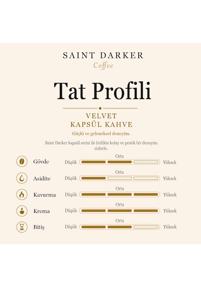 Saint Darker Velvet Kapsül Kahve