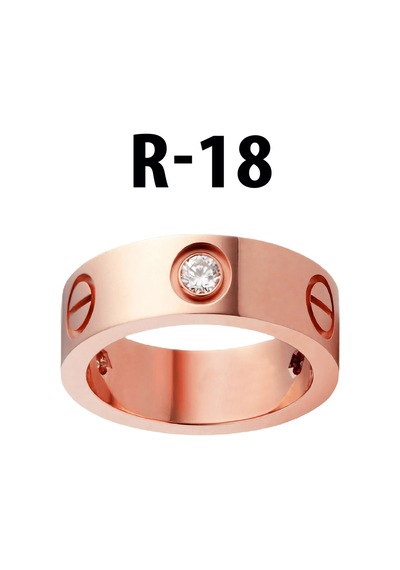 X-Lady Accessories Taşlı Yüzük Rose Renk 18  Numara Çok Renkli