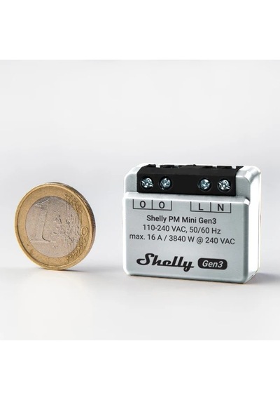 Shelly Pm Mini Gen3 16a Wi-fi Akıllı Enerji Ölçüm Modülü