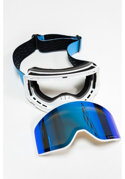 Profesyonel Kayak / Snowboard Gözlüğü Mıknatıslı Model Mavi