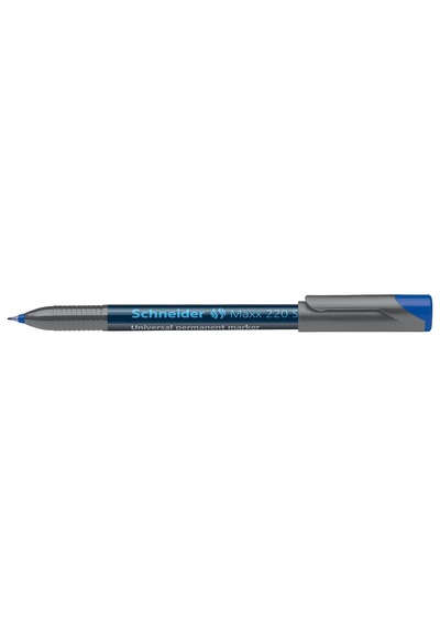 Schneider Alıcının Universalmarker Kalıcı Maxx 220 S 0,4 Mm Mavi Genel