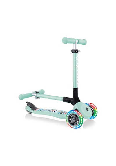 Globber Junior Fantasy Katlanabilir Işıklı Scooter - Mint Mint Yeşili