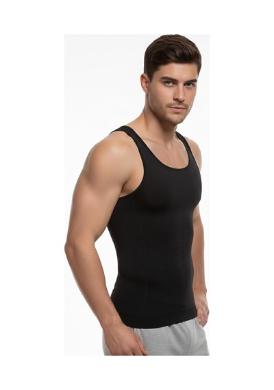 Fit Women Toparlayan Ve Sıkılıştıran Erkek Atlet Korse Siyah