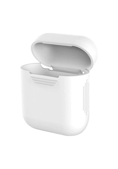 Lexroo Apple AirPods Uyumlu Standart Silikon Kılıf - Beyaz