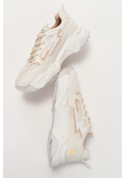 Luvishoes 65100 Beyaz Kadın Spor Ayakkabı Beyaz