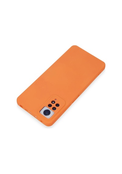 Newface Xiaomi Redmi Note 12 Pro 4g Kılıf Nano İçi Kadife Silikon Semeglbl - 47 - Turuncu