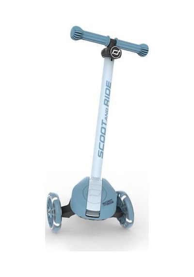 Scoot And Ride Highwaykick 3s Çocuk Scooterı, Steel - Led Tekerlekli, Katlanabilir Ve Ayarlanabilir