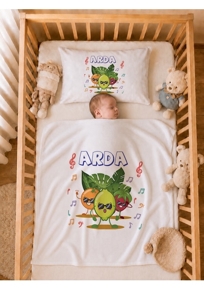 Pia Baby Erkek Bebek %100 Pamuk Hastane Çıkışı İsimli Battaniye Ve Yastık Kılıfı Tulum Seti 2010tyb0x Ekru