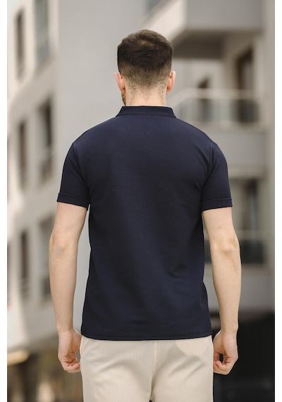 Oksit Erkek Slim Fit Kısa Kol Hakim Yaka Erkek Gömlek 001