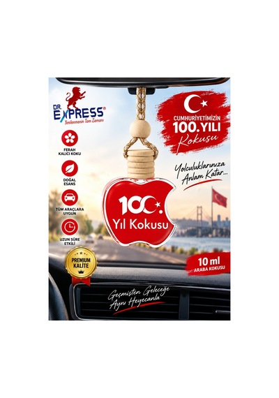100.yıl Kokusu , Oto Cam Asma Koku Ipli Oto Koku Araba Parfüm Oto Kokusu 1 Adet