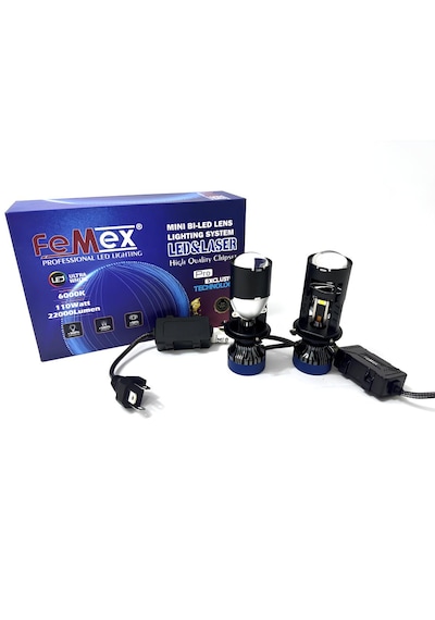 H4 Pro Exclusive Mini Bi-led Lens Csp Lextar 50w