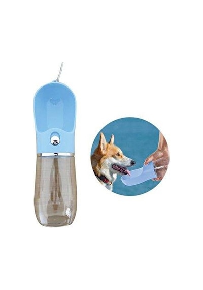 Kiwipets Evcil Hayvan Su İçme Şişesi Mavi Kpf-10510