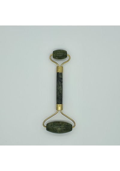 Yeşim Taşı Gua Sha Yüz Masaj Roller Yeşil
