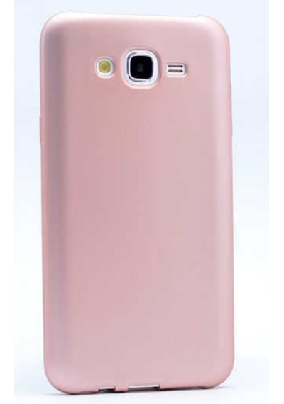 Galaxy J7 Kılıf Zore Premier Silikon Kapak Rose Gold