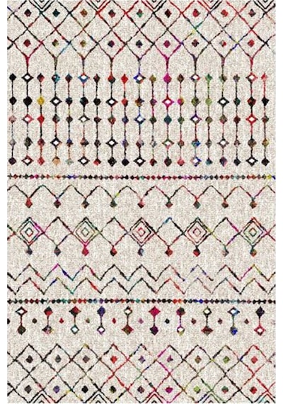 Çam Halı Gloria Td86204 Multi İskandinav Tarzı Dokuma Saçaklı Kilim