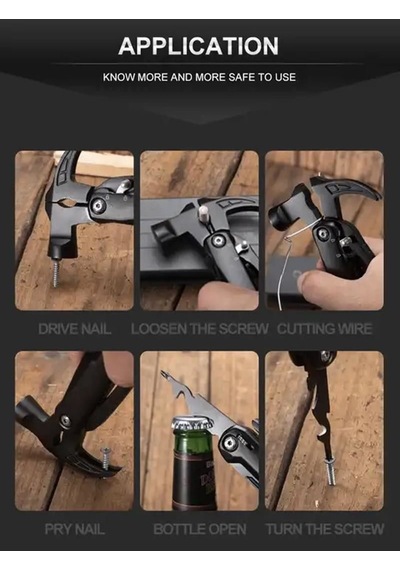 Grand Kamp Harvest Ghk-pl105 Multi Hammer Tool Siyah