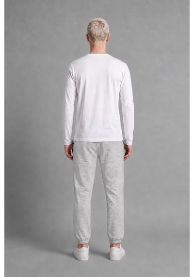 Defacto Slim Fit Bağcıklı Fermuar Cepli Pike Jogger Eşofman Altı E9427ax26augr369 Gri-gr369