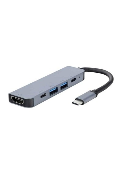 Apple Uyumlu Macbook Type-c Hdmı Usb 3.0 3'ü 1 Arada Dönüştürücü Adaptör
