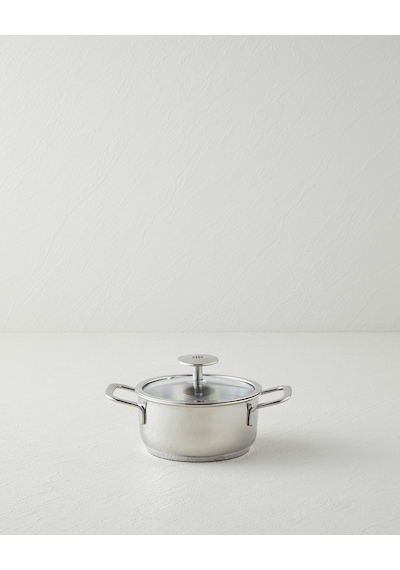 English Home Siena Çelik Mini Tencere 12 Cm Silver Silver
