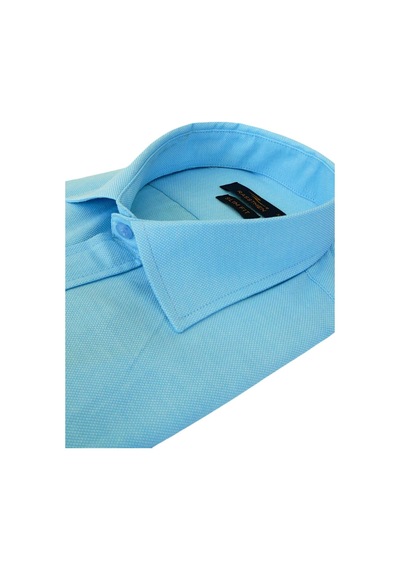 Erkek Gömlek Uzun Kol Silim Fit Armürlü Bgl-st01462 Mint