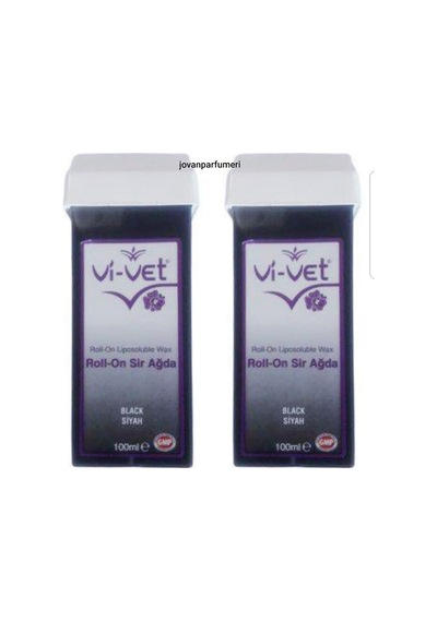 Vi-Vet Black Kartuş Roll-On Sir Ağda 100 ML x 2