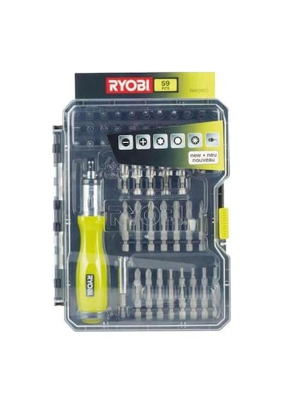 Ryobi Rak59Sd 59 Parça Cırcırlı Vidalama Seti