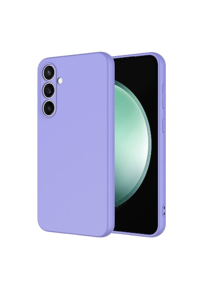 Kilifone - Samsung Uyumlu Galaxy S23 Fe - Kılıf İçi Kadife Koruyucu Mara Lansman Kapak - Lila