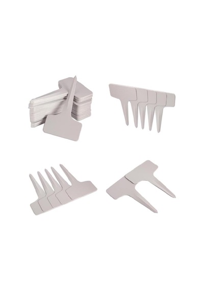 Bahçecilik Ve Kreş Etiketleme İçin 100 Parçalı 6x10cm T Şeklinde Plastik Bitki Etiketleri Diğer