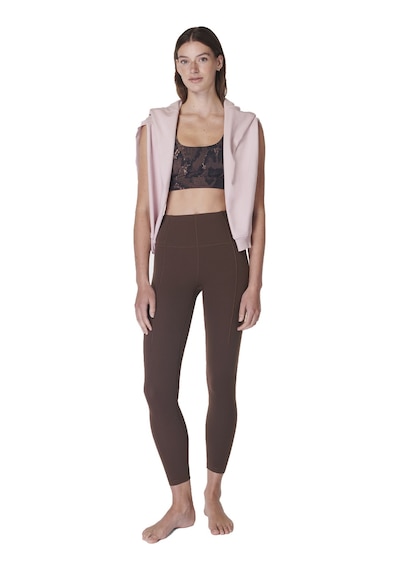 Sweaty Betty Sweaty Betty Super Soft 7/8 Kadın Kahverengi Yoga Tayt 44049 Kahverengi