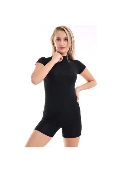 Winmoda34 Kadın Deniz Havuz Tulumu Siyah