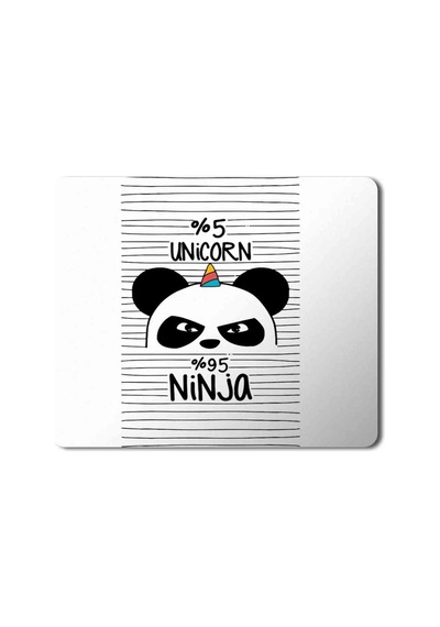 Panda Unicorn Ninja Baskılı Mousepad Mouse Pad