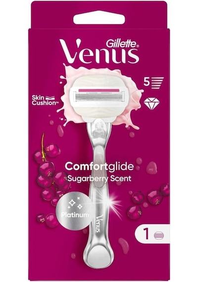Gillette Venus Comfort Glide Sugarberry Tıraş Makinesi + Yedek Başlık
