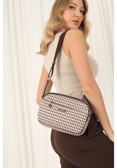Silver & Polo Silver Polo Kadın Çapraz Çanta Sp1162-m191 Kahve