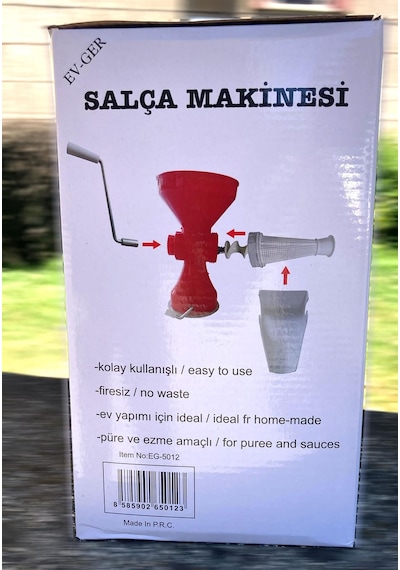 Salça Makinası Ev Tipi Pratik Evger