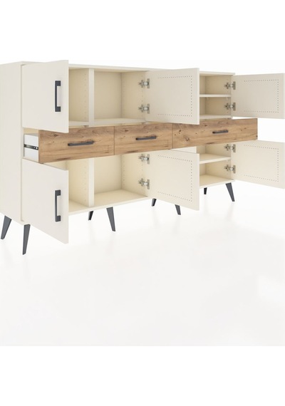 Arges Konsol 5 Raflı 3 Çekmeceli 8 Kapaklı 176x30x99 Aytaşı-aytaşı/çam Aytası/atlas Çam - Aytası Arges Konsol 5 Raflı 3 Çekmeceli 8 Kapaklı 176x30x99 Aytaşı-aytaşı/çam Aytası/atlas Çam - Aytası