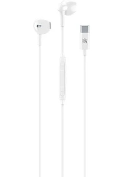Music Sound Type-c Capsule Kablolu Kulak Içi Kulaklık Beyaz -