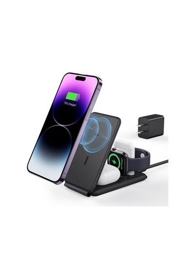 3'ü 1 Arada Şarj İstasyonu Apple Uyumlu iPhone + Watch Airpods