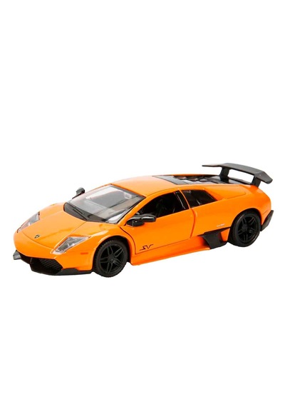 1:32 Rmz City Lamborghini Serisi Die Cast Çek Bırak Model Araba - Turuncu Lamborghini Murcielago Lp 670-4 Sv