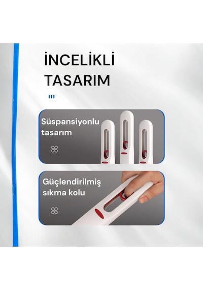 Mini Mop Kendinden Sıkmalı Kolay Kullanımlı Mop Renkli