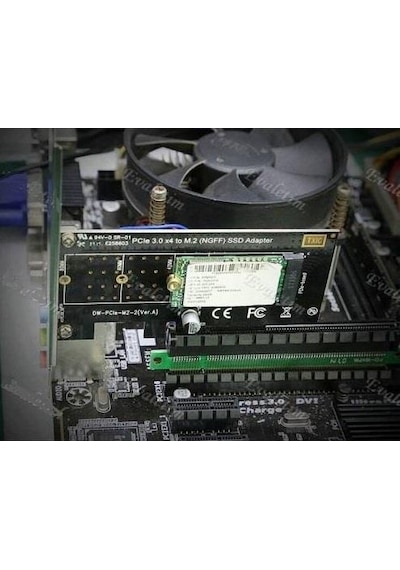 Pci-e Pci Express 3.0 Kartı X4 To Nvme M.2 Ssd Ve Ngff Ssd M Key Pcie 4446