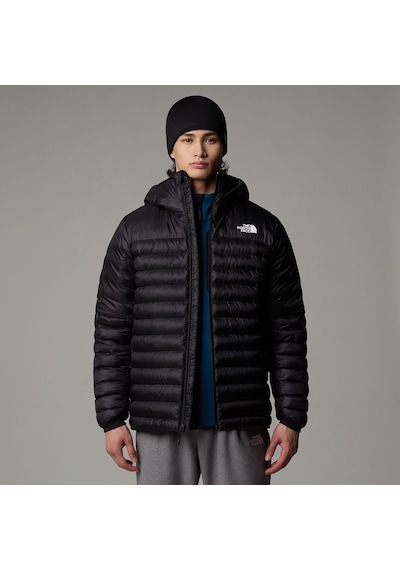 Siyah The North Face Erkek Kaz Tüyü Mont Terra Peak Hoodie Nf0a88 001