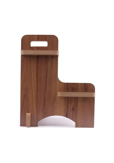 Ahşap Montessori Kaymaz Basamak Tabure Banyo Ve Lavabo Yükseltici Merdiven, 36x36x40 Cm, Mdf Melamin Kaplama