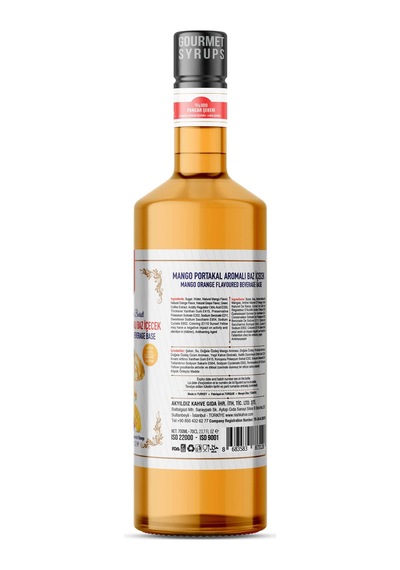 Nish Portakal Mango Aromalı Baz İçecek 700 Ml - Pet Şişe
