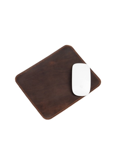 Lost Slope El Yapımı Hakiki Deri Mouse Pad